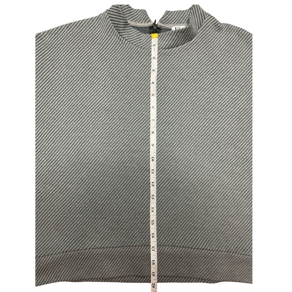 KIN BY JOHN LEWIS GRAY MOCK NECK LONG SLEEVE PULLOVER SWEATER - SIZE SMALL - Picture 8 of 10